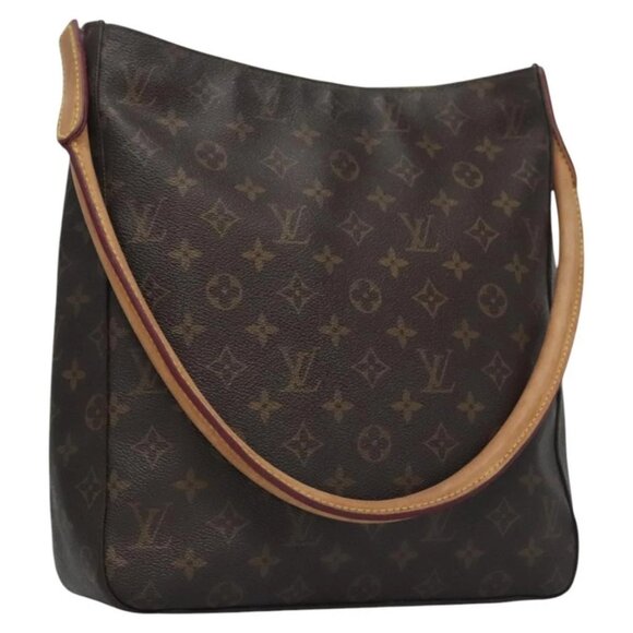 LOUIS VUITTON Monogram Looping GM Shoulder Bag M51145 LV Auth bs21840 - Picture 1 of 16